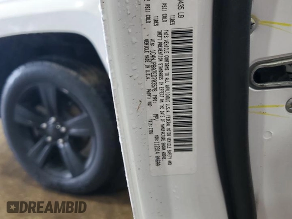 2014 Jeep Patriot Altitude with VIN 1C4NJPBA7ED703578, listed as a Copart auction lot 54330325 with 148,060 mi miles and Clean Title. Bid and sale history available at DreamBid. Image 13.