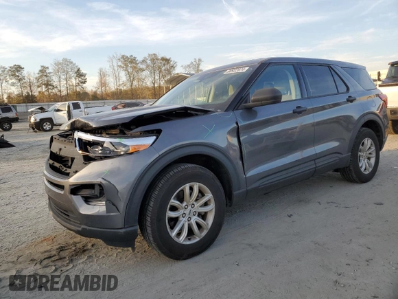 2021 Ford Explorer with VIN 1FMSK8BH7MGB57358, listed as a Copart auction lot 80932874 with 68,641 mi miles and Salvage Title. Bid and sale history available at carsss.com. Image 1.