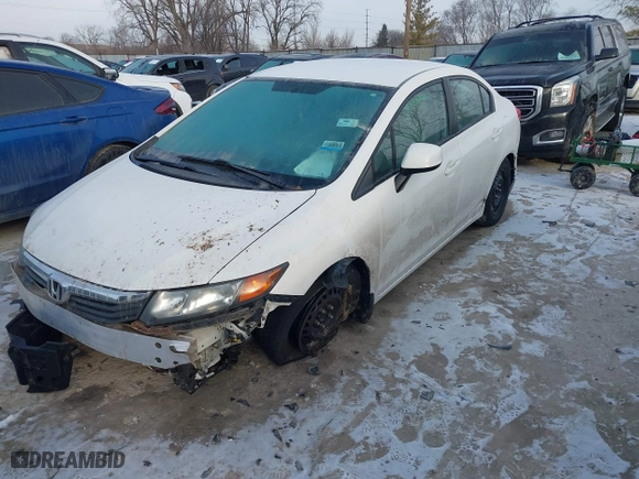 2012 Honda Civic Sdn LX with VIN 2HGFB2F57CH563745, listed as a IAAI auction lot 41387872 with 85,057 mi miles. Bid and sale history available at carsss.com. Image 18.