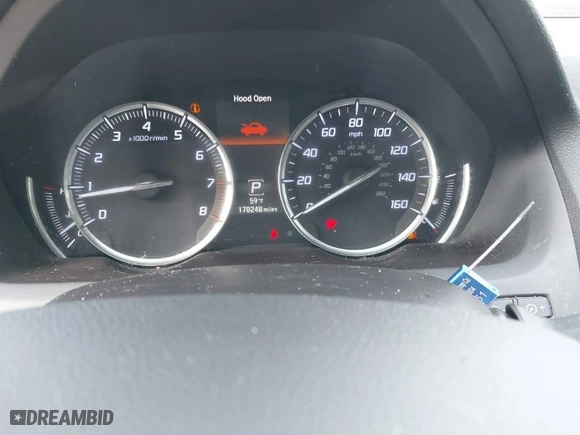 2015 Acura TLX V6 Tech with VIN 19UUB2F57FA002178, listed as a IAAI auction lot 41640369 with 178,248 mi miles. Bid and sale history available at carsss.com. Image 7.