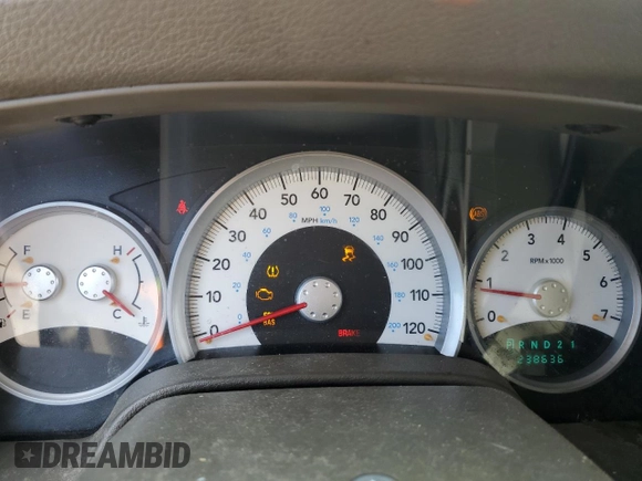2007 Dodge Durango SLT with VIN 1D8HD48P27F500153, listed as a Copart auction lot 78987524 with 238,636 mi miles and Salvage title. Bid and sale history available at DreamBid. Image 9.