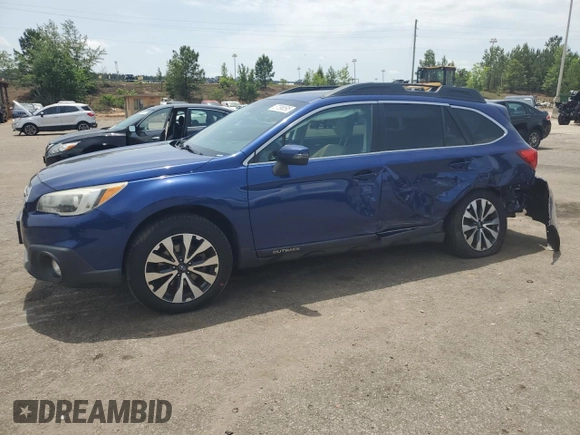 2016 Subaru Outback Limited with VIN 4S4BSENCXG3200780, listed as a Copart auction lot 57398595 with 118,045 mi miles and Salvage title. Bid and sale history available at DreamBid. Image 1.