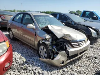 2006 Kia Spectra EX z VIN KNAFE121265353582, wystawiony jako Copart lot #52747635 z przebiegiem 99 087 mil mil oraz Szkoda całkowita • Salvage title. Historia ofert i sprzedaży dostępna na DreamBid. Obrazek 4.