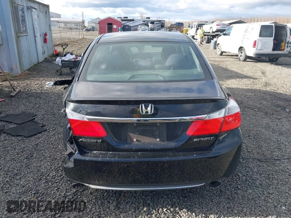 2014 Honda Accord Sedan Sport with VIN 1HGCR2F50EA176972, listed as a IAAI auction lot 41708707 with 124,310 mi miles. Bid and sale history available at carsss.com. Image 16.