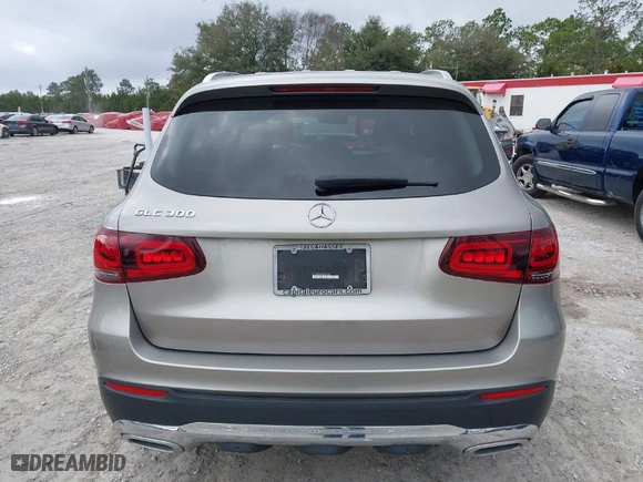 2021 Mercedes-Benz GLC with VIN W1N0G8DB4MF907254, listed as a IAAI auction lot 41461420 with 62,618 mi miles. Bid and sale history available at carsss.com. Image 16.