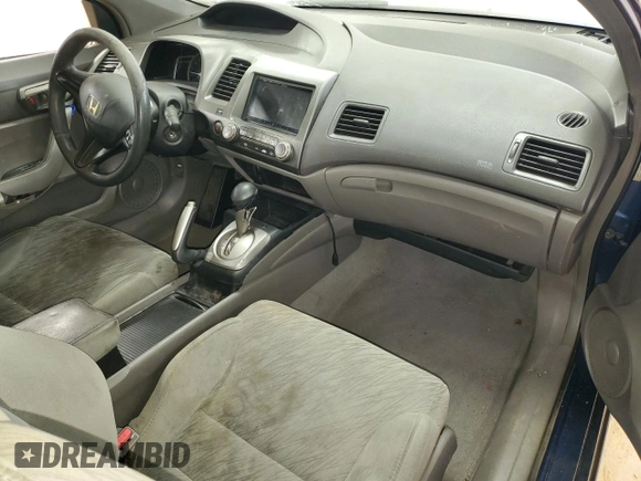 2007 Honda Civic Cpe LX with VIN 2HGFG12627H585698, listed as a Copart auction lot 49209985 with 0 mi miles and Salvage Title. Bid and sale history available at carsss.com. Image 8.
