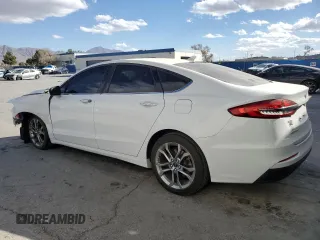 2020 Ford Fusion SEL with VIN 3FA6P0CD1LR177865, listed as a Copart auction lot 43027915 with 103,186 mi miles and Salvage title. Bid and sale history available at DreamBid. Image 2.