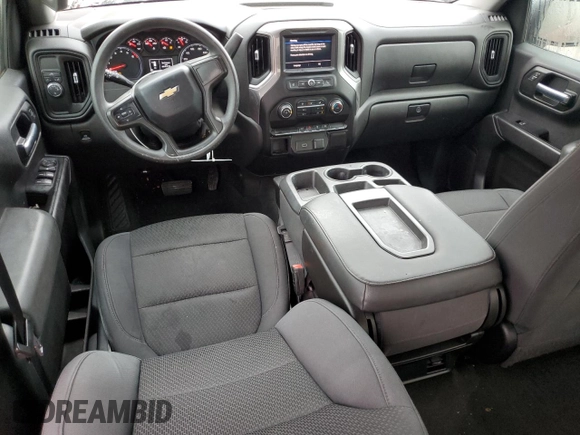2020 Chevrolet Silverado 1500 Custom with VIN 3GCPWBEH6LG115807, listed as a Copart auction lot 54143865 with 107,807 mi miles and Salvage Title. Bid and sale history available at DreamBid. Image 8.