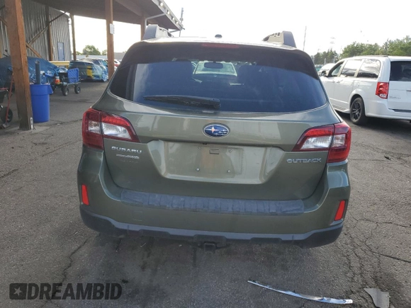 2015 Subaru Outback Premium with VIN 4S4BSBHC0F3311735, listed as a Copart auction lot 57499575 with 133,256 mi miles and Salvage title. Bid and sale history available at DreamBid. Image 6.