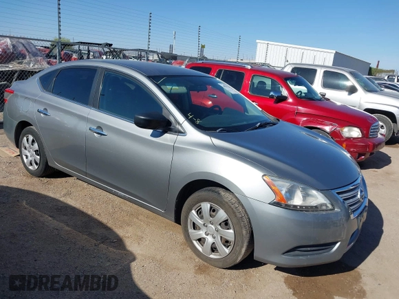 2014 Nissan Sentra S with VIN 3N1AB7AP4EY219658, listed as a IAAI auction lot 41994246 with 99,734 mi miles and . Bid and sale history available at DreamBid. Image 1.