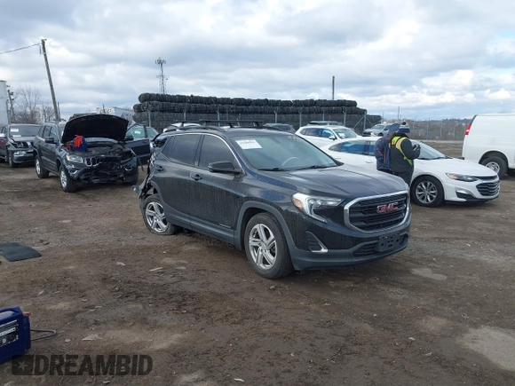2018 GMC Terrain SLE with VIN 3GKALMEX7JL326475, listed as a IAAI auction lot 41688561 with 113,798 mi miles. Bid and sale history available at carsss.com. Image 1.