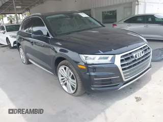 2018 Audi Q5 Premium Plus z VIN WA1BNAFYXJ2232604, wystawiony jako IAAI lot #42340246 z przebiegiem 97 708 mil mil oraz . Historia ofert i sprzedaży dostępna na DreamBid. Obrazek 1.