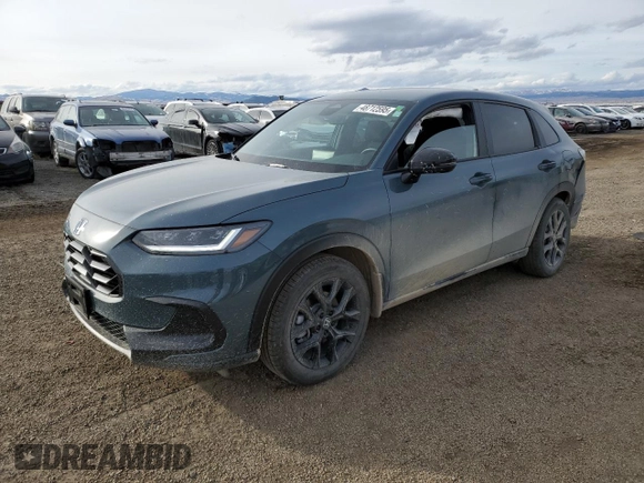 2024 Honda HR-V Sport with VIN 3CZRZ2H53RM732166, listed as a Copart auction lot 48712595 with 1,870 mi miles and Salvage title. Bid and sale history available at DreamBid. Image 1.