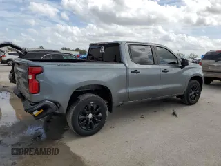 2020 Chevrolet Silverado 1500 Custom with VIN 3GCPWBEH2LG352049, listed as a Copart auction lot 47804815 with 99,342 mi miles and Salvage Title. Bid and sale history available at carsss.com. Image 3.