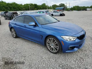 2017 BMW 4 Series 430i with VIN WBA4F7C37HG788984, listed as a Copart auction lot 54154405 with 92,596 mi miles and Salvage title. Bid and sale history available at DreamBid. Image 4.