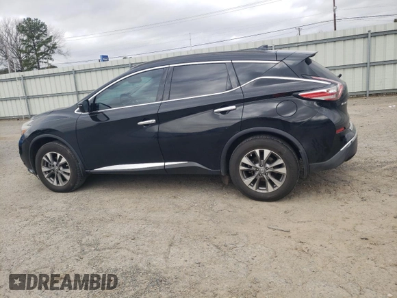 2018 Nissan Murano S with VIN 5N1AZ2MG6JN146898, listed as a Copart auction lot 47839935 with 133,544 mi miles and Salvage Title. Bid and sale history available at DreamBid. Image 2.