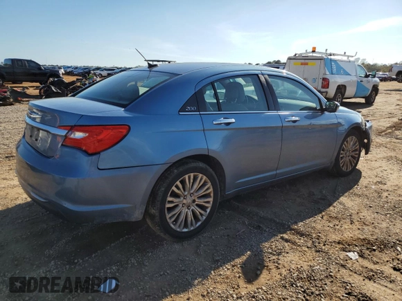 2011 Chrysler 200 Limited with VIN 1C3BC2FG2BN607169, listed as a Copart auction lot 48404565 with 131,226 mi miles and Salvage Title. Bid and sale history available at carsss.com. Image 3.