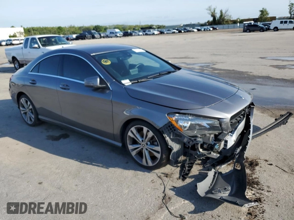 2018 Mercedes-Benz CLA with VIN WDDSJ4EB6JN636097, listed as a Copart auction lot 57271483 with 50,804 mi miles. Bid and sale history available at carsss.com. Image 4.