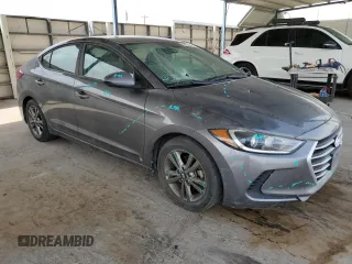 2018 Hyundai Elantra SEL with VIN 5NPD84LF4JH385018, listed as a Copart auction lot 50708615 with 81,679 mi miles and Salvage Title. Bid and sale history available at DreamBid. Image 4.