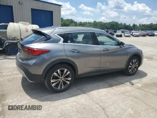 2017 Infiniti QX30 Premium with VIN SJKCH5CR2HA024168, listed as a Copart auction lot 59262525 with 61,846 mi miles and Salvage title. Bid and sale history available at DreamBid. Image 3.