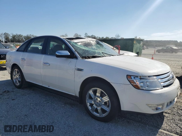 2008 Ford Taurus Limited with VIN 1FAHP28W58G144574, listed as a Copart auction lot 74658954 with 179,824 mi miles and Salvage Title. Bid and sale history available at carsss.com. Image 4.