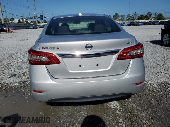 2015 Nissan Sentra SV with VIN 3N1AB7AP8FL679775, listed as a Copart auction lot 54896885 with 93,626 mi miles and Salvage Title. Bid and sale history available at DreamBid. Image 6.