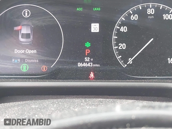 2020 Honda Accord Touring with VIN 1HGCV2F96LA011360, listed as a IAAI auction lot 41192112 with 64,643 mi miles and . Bid and sale history available at DreamBid. Image 16.