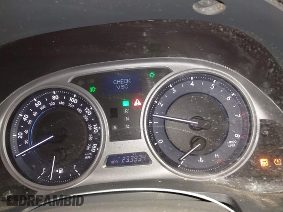 2007 Lexus IS 250 with VIN JTHCK262772008783, listed as a IAAI auction lot 41039305 with 233,934 mi miles. Bid and sale history available at carsss.com. Image 7.