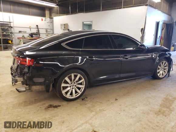 2018 Audi A5 Sportback Prestige with VIN WAUCNCF54JA099899, listed as a Copart auction lot 39530573 with 124,077 mi miles. Bid and sale history available at carsss.com. Image 3.