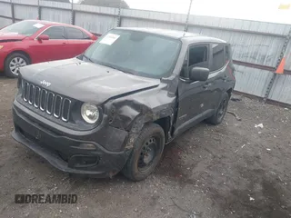2018 Jeep Renegade Sport with VIN ZACCJAAB2JPG70435, listed as a IAAI auction lot 41040501 with 221,511 mi miles and . Bid and sale history available at DreamBid. Image 2.