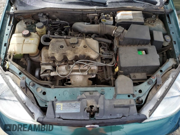 2001 Ford Focus LX with VIN 1FAFP33P91W363174, listed as a Copart auction lot 51299785 with 64,239 mi miles and Salvage Title. Bid and sale history available at carsss.com. Image 11.