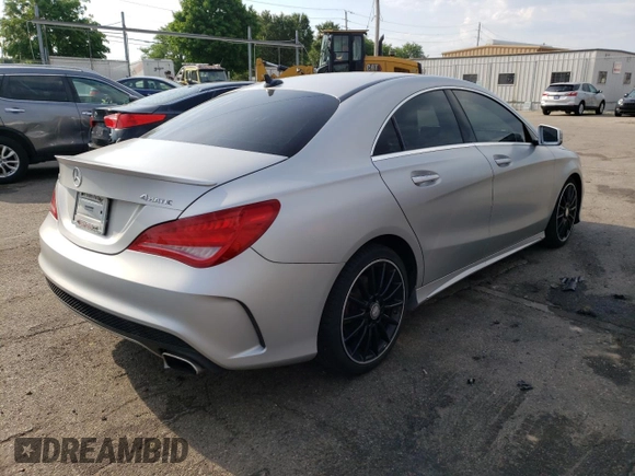 2015 Mercedes-Benz CLA 250 with VIN WDDSJ4GB7FN206874, listed as a Copart auction lot 47319612 with 77,321 mi miles and . Bid and sale history available at DreamBid. Image 4.