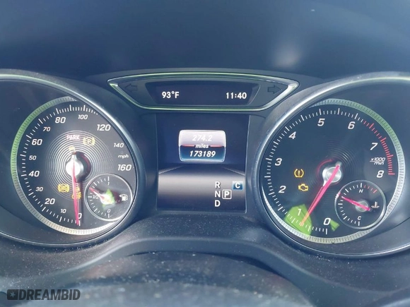 2019 Mercedes-Benz CLA with VIN WDDSJ4EB6KN698830, listed as a IAAI auction lot 40446857 with 173,189 mi miles. Bid and sale history available at carsss.com. Image 7.