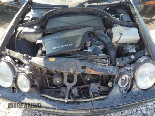 2002 Mercedes-Benz CLK 55 AMG with VIN WDBLK74GX2T093407, listed as a Copart auction lot 42974935 with 123,941 mi miles and Salvage Title. Bid and sale history available at DreamBid. Image 11.
