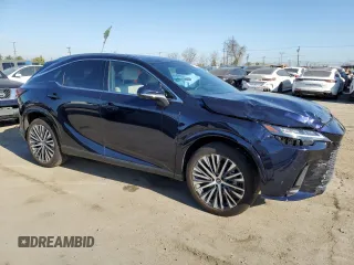 2024 Lexus RX 350 with VIN JTJCHMAA7R2020524, listed as a Copart auction lot 52643205 with 6,628 mi miles and Salvage title. Bid and sale history available at DreamBid. Image 4.