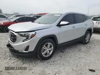 2020 GMC Terrain SLE with VIN 3GKALMEV2LL310119, listed as a Copart auction lot 49247265 with 77,114 mi miles and Salvage Title. Bid and sale history available at DreamBid. Image 1.