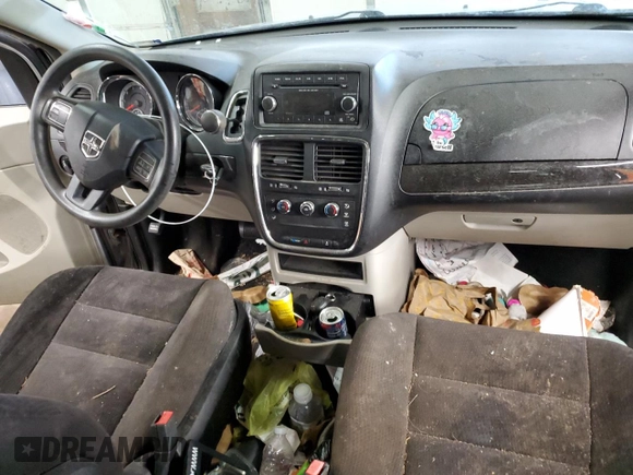 2014 Dodge Grand Caravan SE 30th Anniversary with VIN 2C4RDGBG9ER197312, listed as a Copart auction lot 49335325 with 136,168 mi miles and Salvage Title. Bid and sale history available at DreamBid. Image 8.