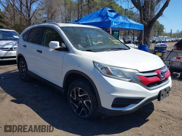 2016 Honda CR-V SE with VIN 5J6RM4H49GL016386, listed as a IAAI auction lot 42034469 with 334,283 mi miles and . Bid and sale history available at carsss.com. Image 1.