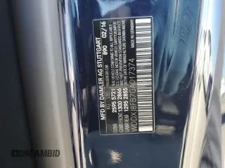 2016 Mercedes-Benz S-Class S 550 with VIN WDDXJ8FB7GA017374, listed as a Copart auction lot 46481925 with 75,978 mi miles and Salvage Title. Bid and sale history available at carsss.com. Image 12.