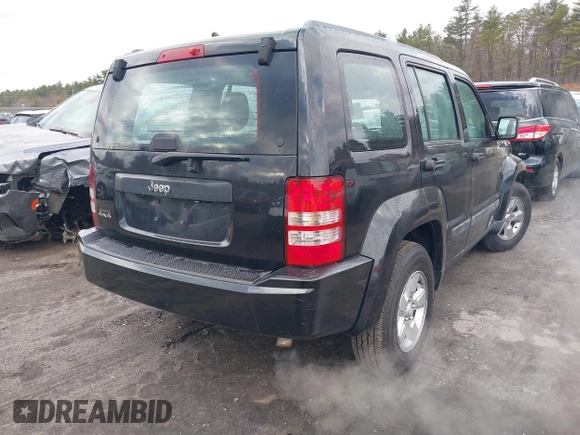 2012 Jeep Liberty Sport with VIN 1C4PJMAK2CW100752, listed as a IAAI auction lot 41867567 with 173,786 mi miles and . Bid and sale history available at carsss.com. Image 4.