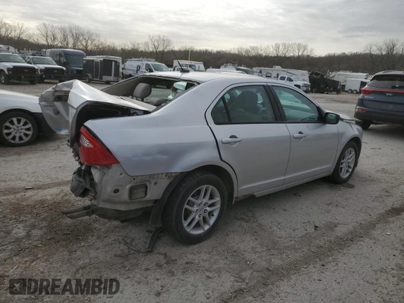 2012 Ford Fusion S with VIN 3FAHP0GA2CR120910, listed as a Copart auction lot 50206205 with 106,810 mi miles and Clean Title. Bid and sale history available at carsss.com. Image 3.