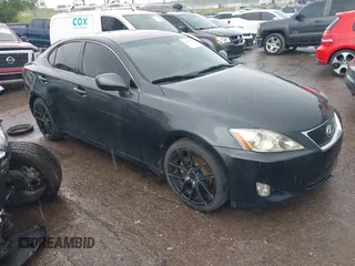 2006 Lexus IS 250 with VIN JTHBK262X65018555, listed as a IAAI auction lot 42112759 with 201,059 mi miles and . Bid and sale history available at DreamBid. Image 1.