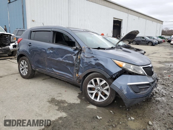 2016 Kia Sportage LX with VIN KNDPBCAC0G7826707, listed as a Copart auction lot 49314115 with Not Provided miles and Salvage Title. Bid and sale history available at carsss.com. Image 4.