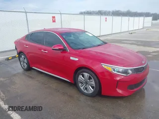 2018 Kia Optima EX z VIN KNAGU4LE1J5022611, wystawiony jako IAAI lot #41891816 z przebiegiem 66 659 mil mil oraz . Historia ofert i sprzedaży dostępna na DreamBid. Obrazek 1.