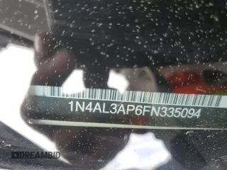 2015 Nissan Altima SL с VIN 1N4AL3AP6FN335094, выставлен на аукционе Copart как лот 62480325 с пробегом Не указан миль и Чистый • Clean title. История ставок и продаж доступна на DreamBid. Изображение 12.