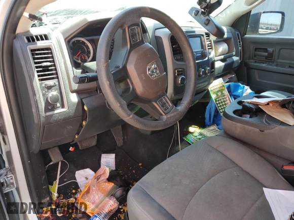 2016 Ram 1500 Tradesman z VIN 1C6RR6FG9GS414792, wystawiony jako Copart lot #60940535 z przebiegiem Nie podano mil oraz Szkoda całkowita • Salvage title. Historia ofert i sprzedaży dostępna na DreamBid. Obrazek 8.