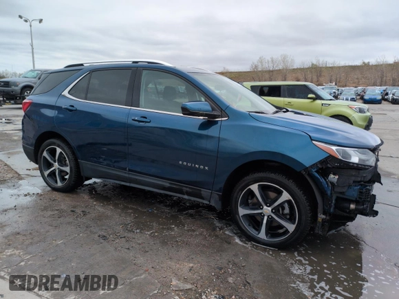 2020 Chevrolet Equinox LT z VIN 2GNAXVEX6L6153438, wystawiony jako Copart lot #52801875 z przebiegiem 96 183 mil mil oraz Szkoda całkowita • Salvage title. Historia ofert i sprzedaży dostępna na DreamBid. Obrazek 4.