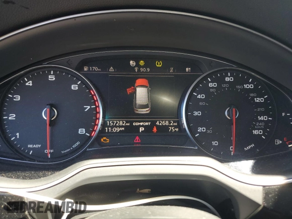 2017 Audi Q7 Premium Plus z VIN WA1LAAF77HD008549, wystawiony jako Copart lot #58007475 z przebiegiem 157 282 mil mil oraz Szkoda całkowita • Salvage title. Historia ofert i sprzedaży dostępna na DreamBid. Obrazek 9.