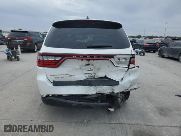2021 Dodge Durango SXT with VIN 1C4RDHAG9MC519428, listed as a Copart auction lot 87806235 with 68,714 mi miles and Salvage title. Bid and sale history available at DreamBid. Image 6.