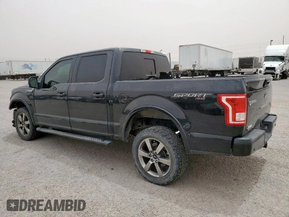 2015 Ford F-150 XLT with VIN 1FTEW1EF6FKD20492, listed as a Copart auction lot 57122105 with 126,576 mi miles and Salvage title. Bid and sale history available at DreamBid. Image 2.